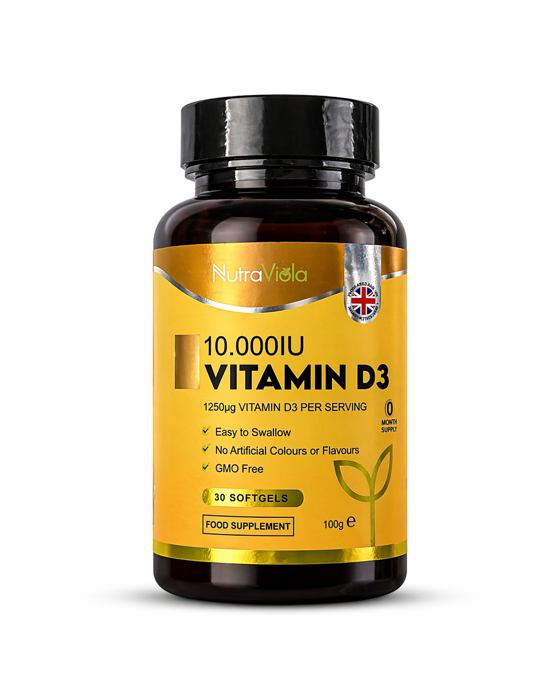 Nutra Viola Vitamin D3 10,000 IU