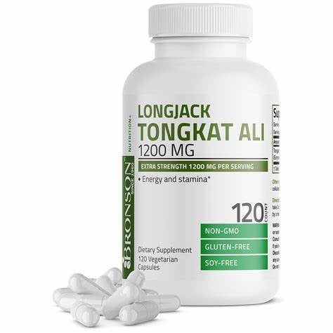 Bronson Longjack Tongkat Ali Extra Strength, 120 Vegetarian Capsules