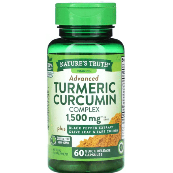 Nature’s Truth, Turmeric Curcumin Complex, 1,500 mg, 60 Capsules