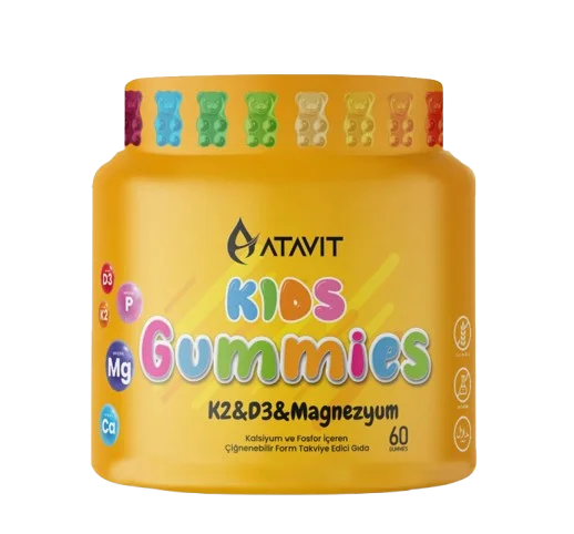 Atavit Gummies K2&D3 Magnesium KIDS 60 Chewing gum