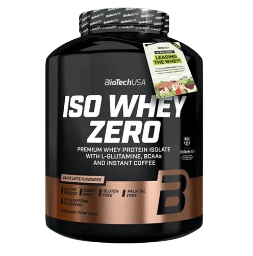 Biotech Iso Whey Zero Lactose free 1816g, Cafe latte