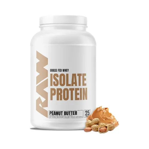 Raw Nutrition 100% Grass Fed Whey Isolate Protein Powder 25 Serv